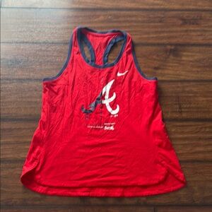 Nike Red and Blue Tank Top Athletic Style